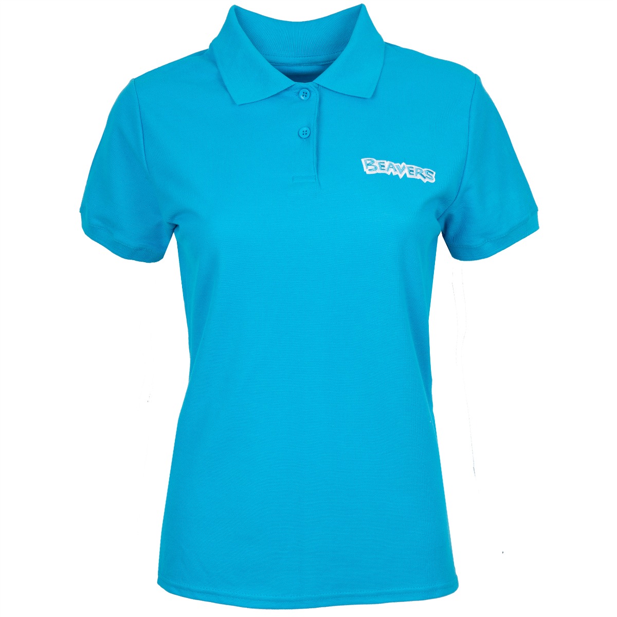 Beaver Scouts Ladies Turquoise Pique Polo Shirt 100% Cotton Outlet