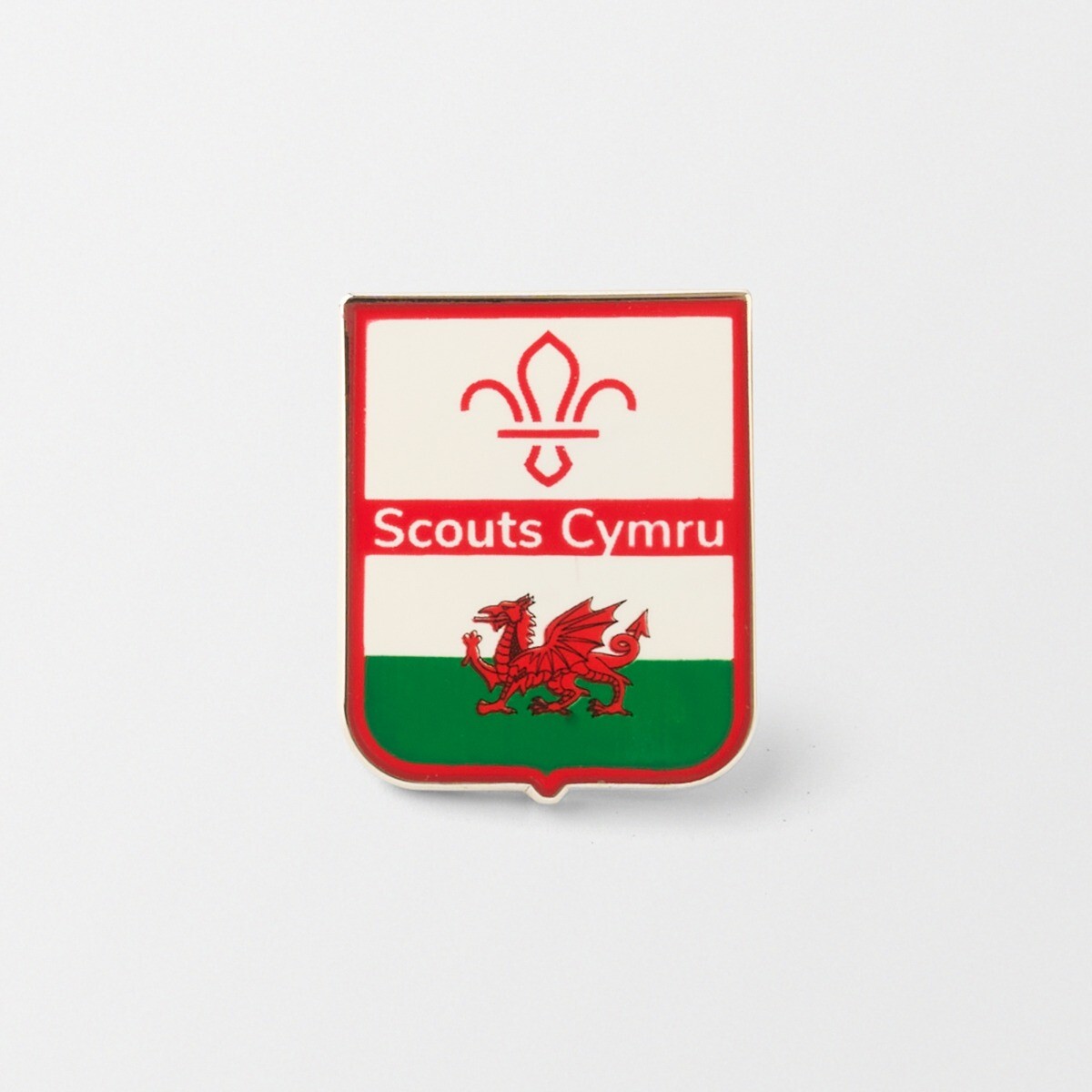 CYMRU Fleur de Lis Scouts Pin Badge