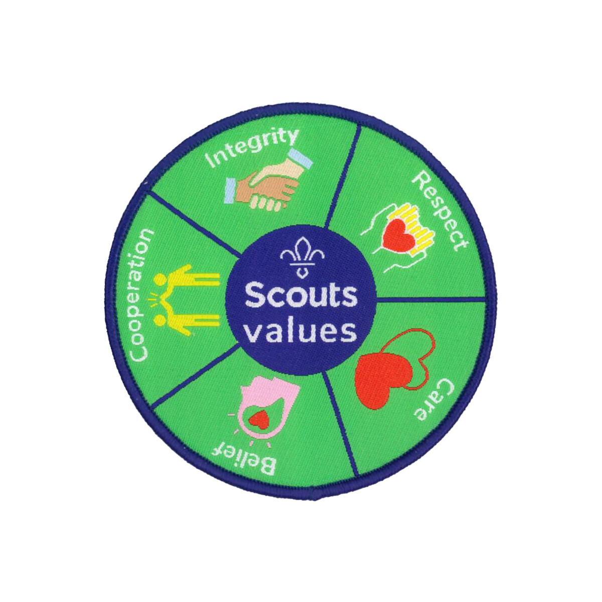 Scouts Values Blanket Badge New in