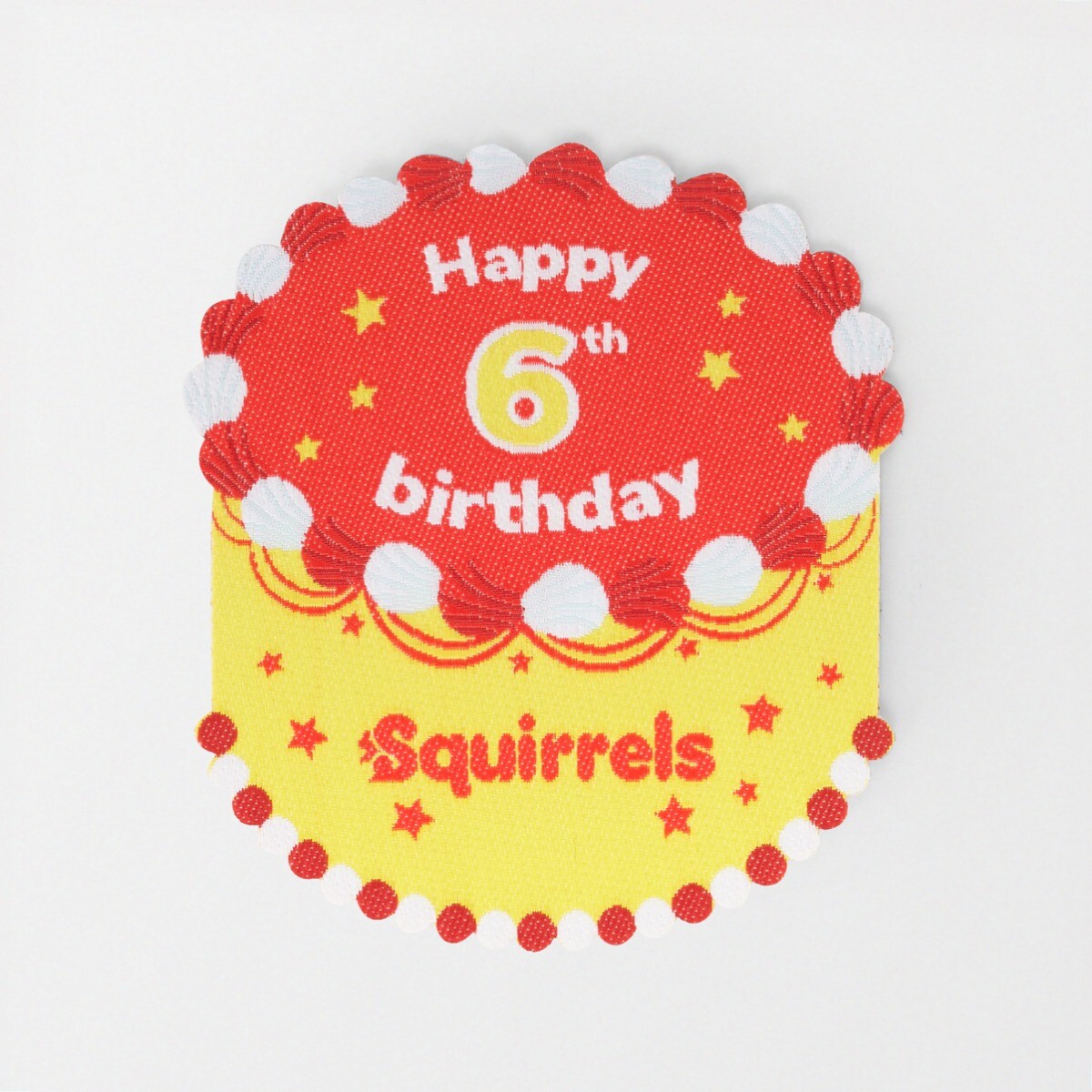 Happy 6th Birthday Blanket Badge