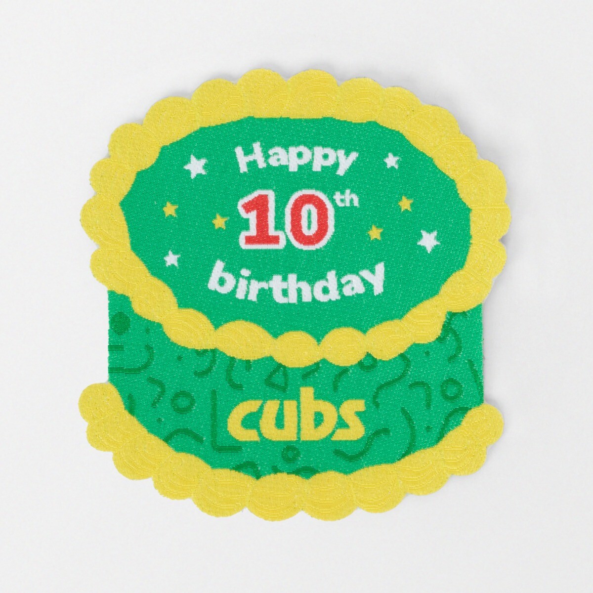 Happy 10th Birthday Blanket Badge