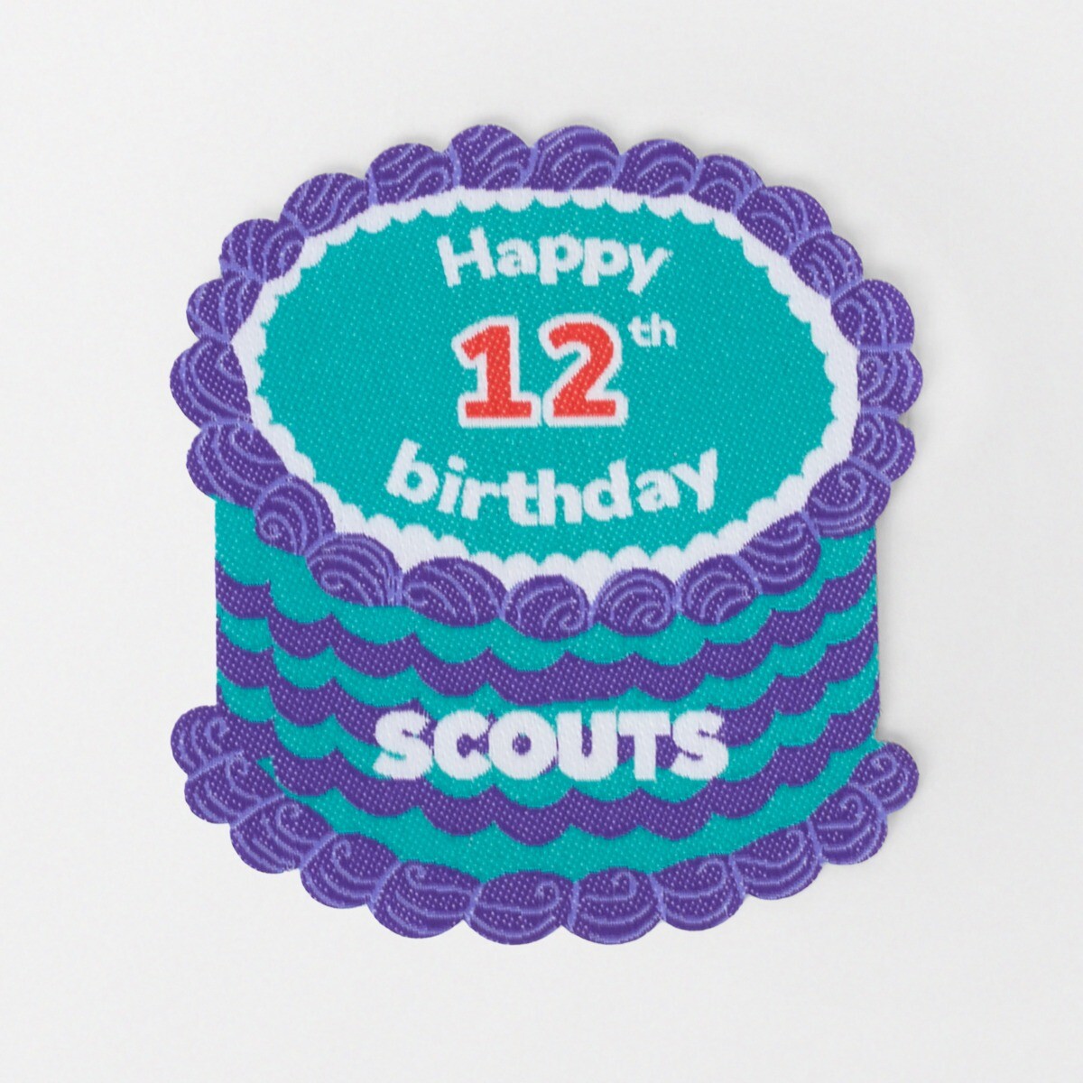 Happy 12th Birthday Blanket Badge