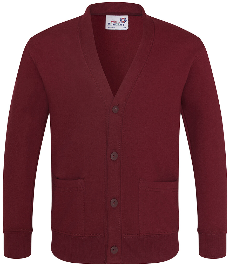 Asda burgundy deals school cardigan