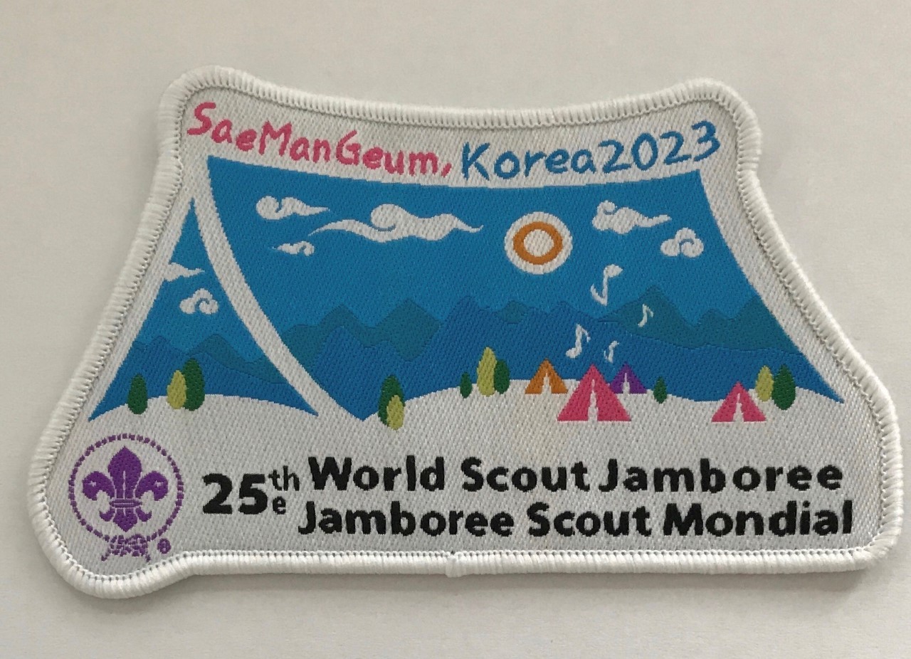 25th World Scout Jamboree –rb WSJ 2023 Flintshire District IST Badges 