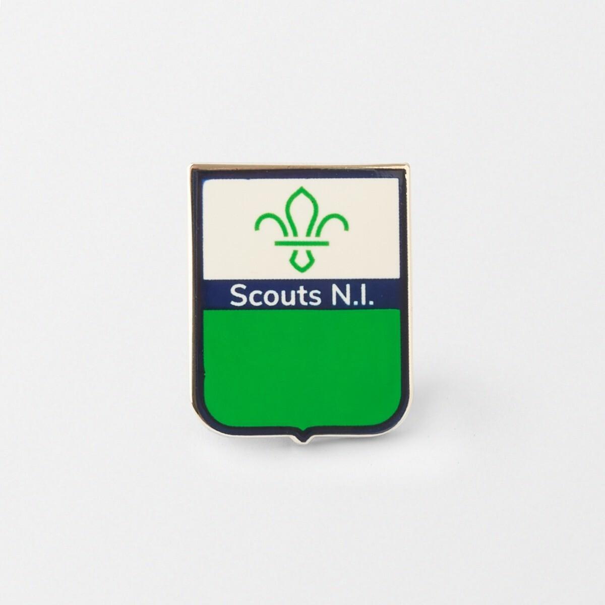Northern Ireland Fleur de Lis Scouts Pin Badge
