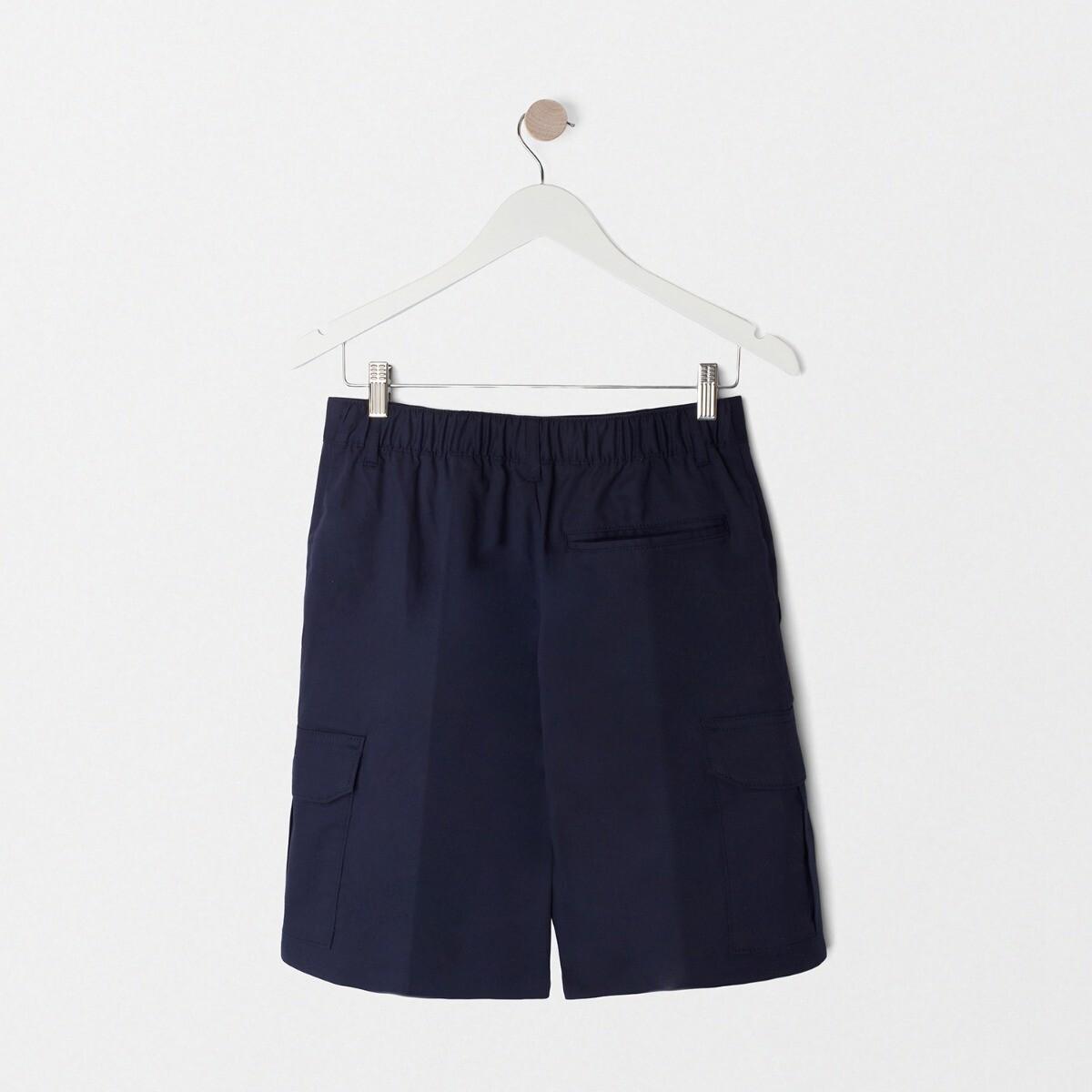 navy cotton shorts womens