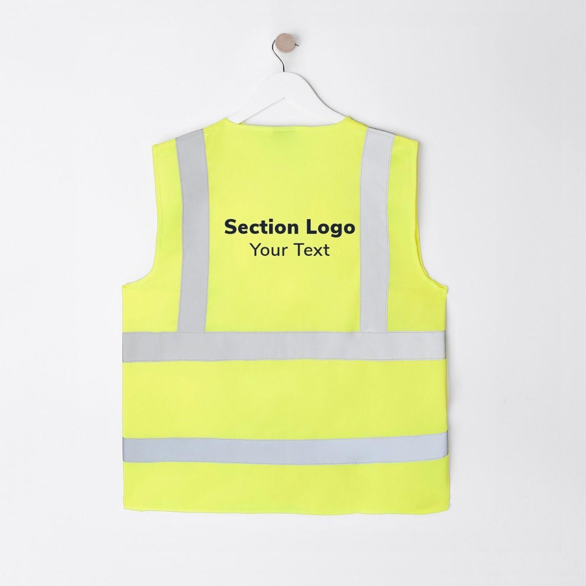 Personalised Kids Hi Vis Jackets Custom Printed Bespoke