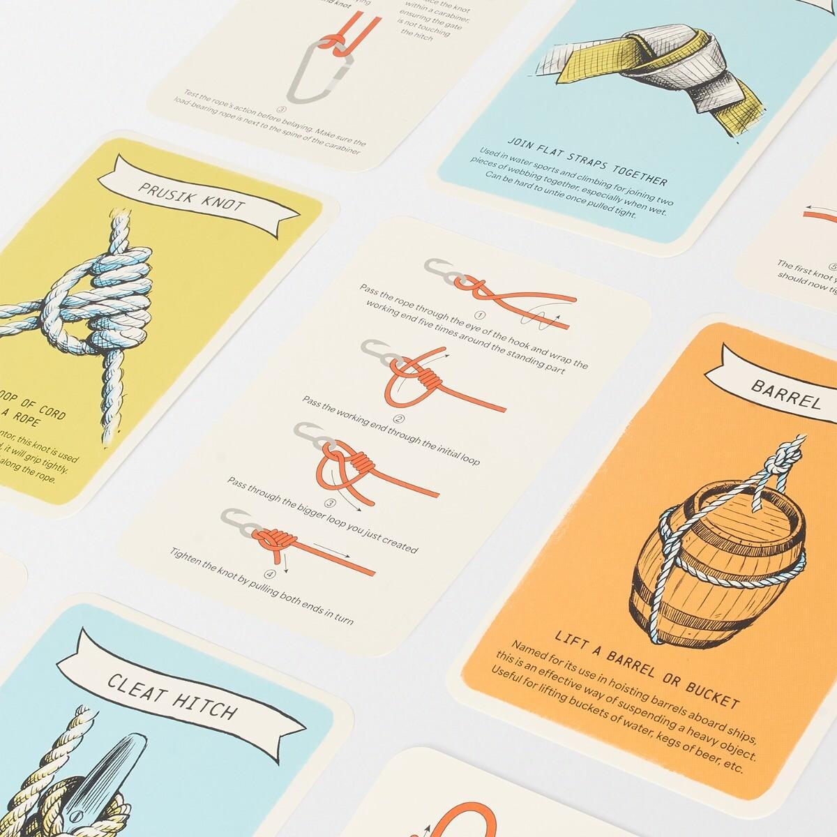 Know Your Knots KnotTying Kit Includes Rope Christmas Gift Ideas