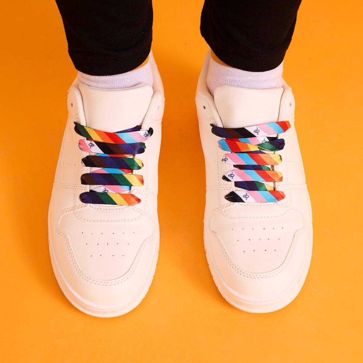 Scout Pride Progressive Flag Shoe Laces Pride Laces