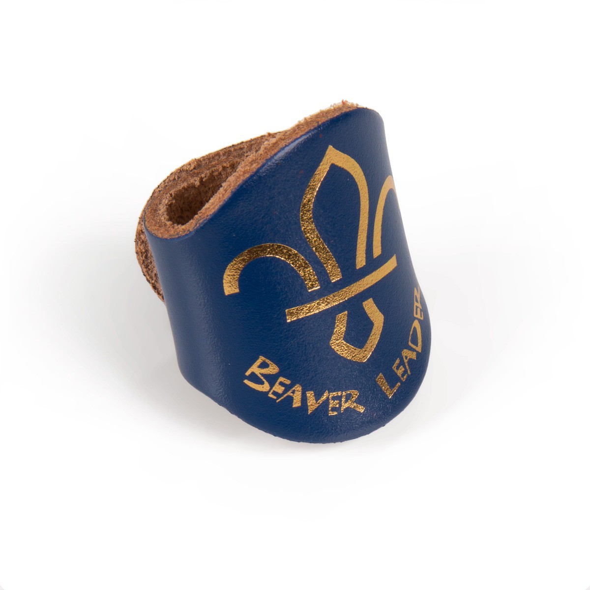 Beavers Leader Leather Woggle Yellow