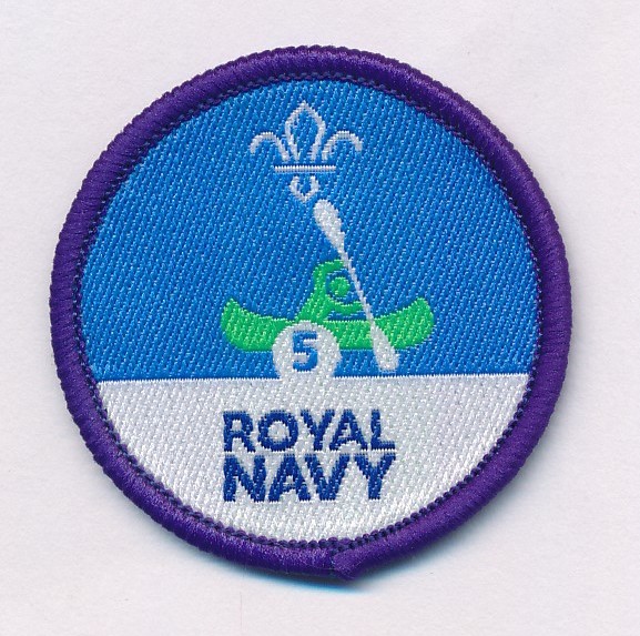 Time On Water Stage 5 Activity Badge (Royal Navy) -