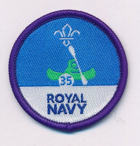 Time On Water Stage 35 Activity Badge (Royal Navy) -