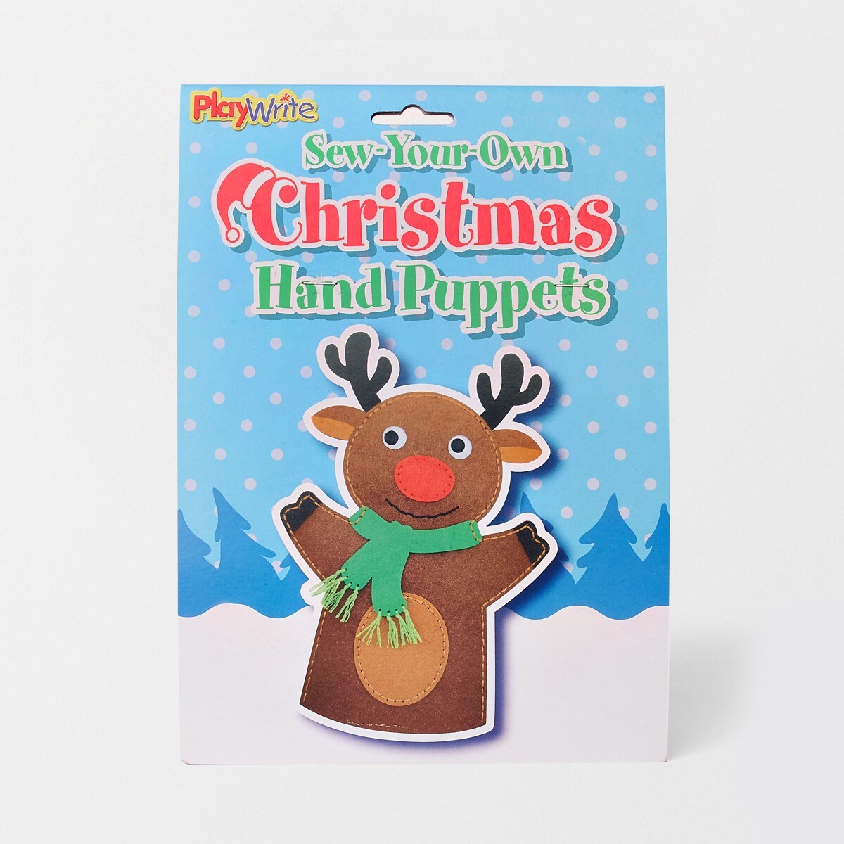 Playwrite Make Your Own Christmas Hand Puppets-Elf