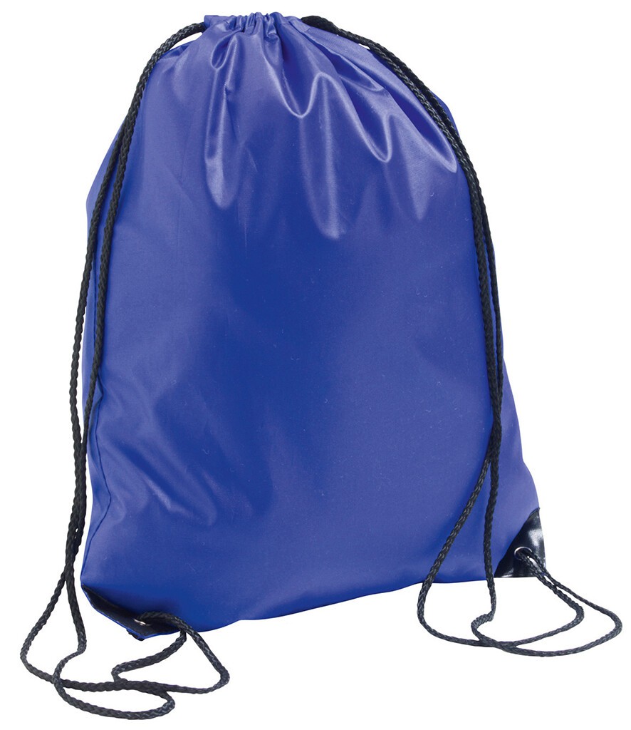 Blue Drawstring PE / Sports Bag-Blue