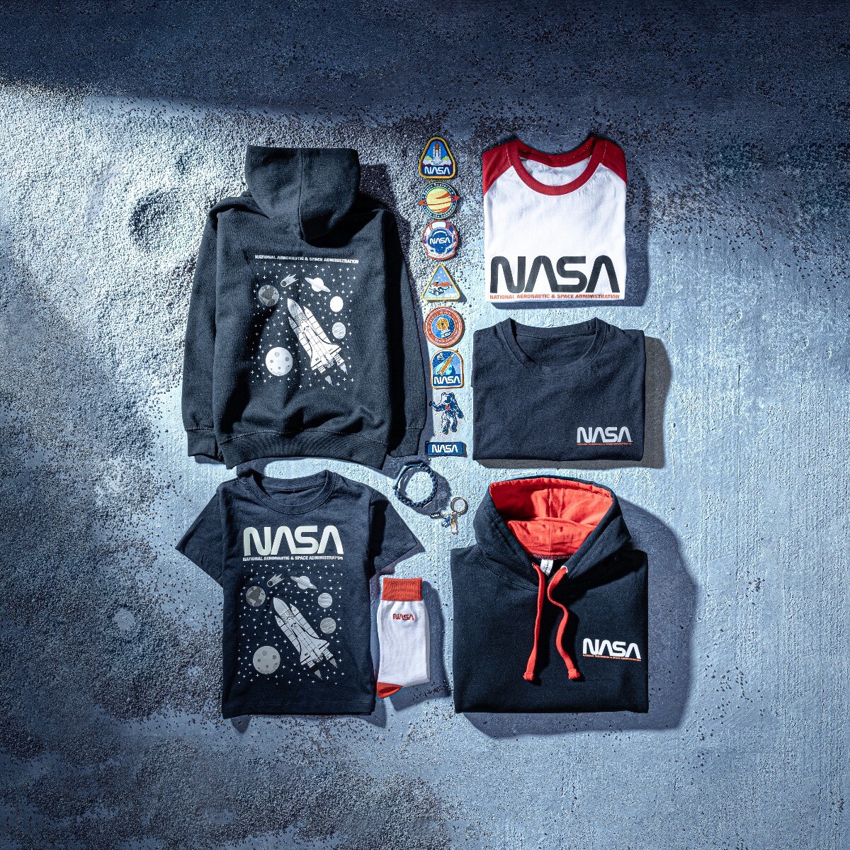 NASA T-Shirt-XL-Navy