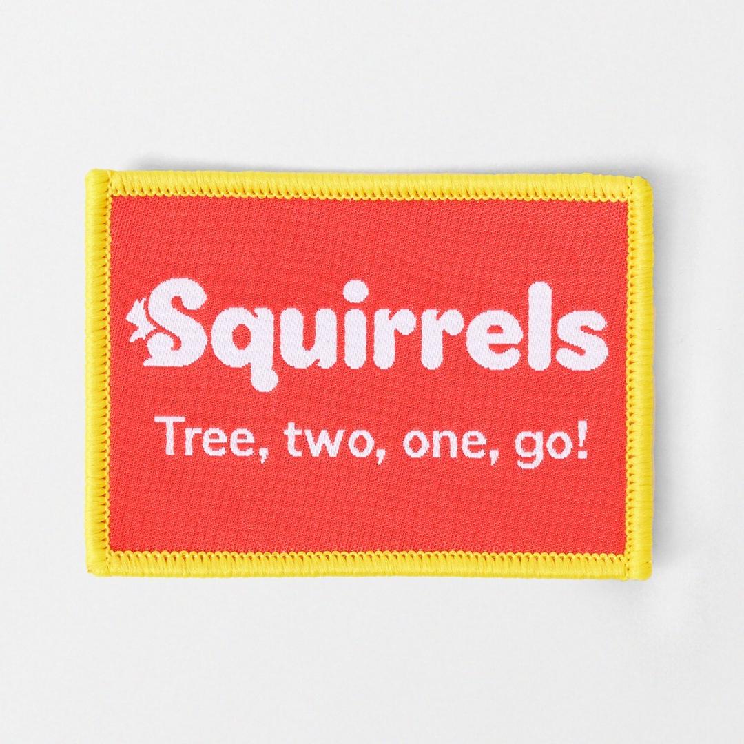 Squirrels Tree, Two, One, Go! Blanket Badge | Scouts Badge