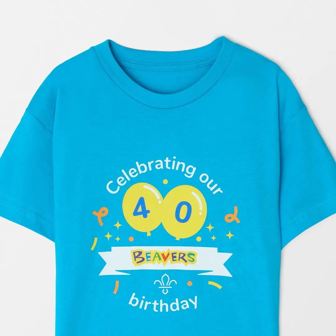 Beavers 40th Birthday Celebration Tshirt - Kids