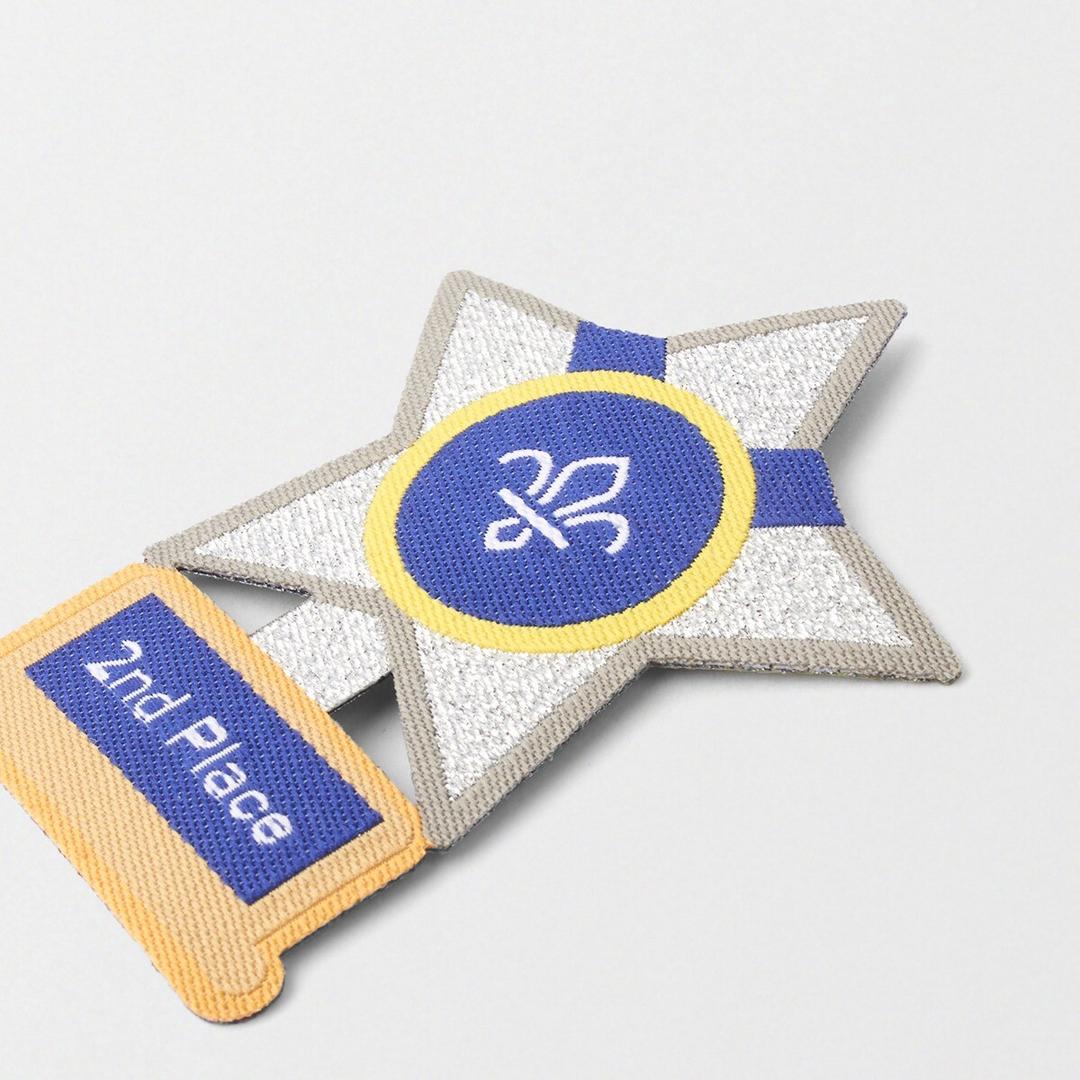 Scouts FDL Iron-On Blanket Badge - Trophy 2nd Place
