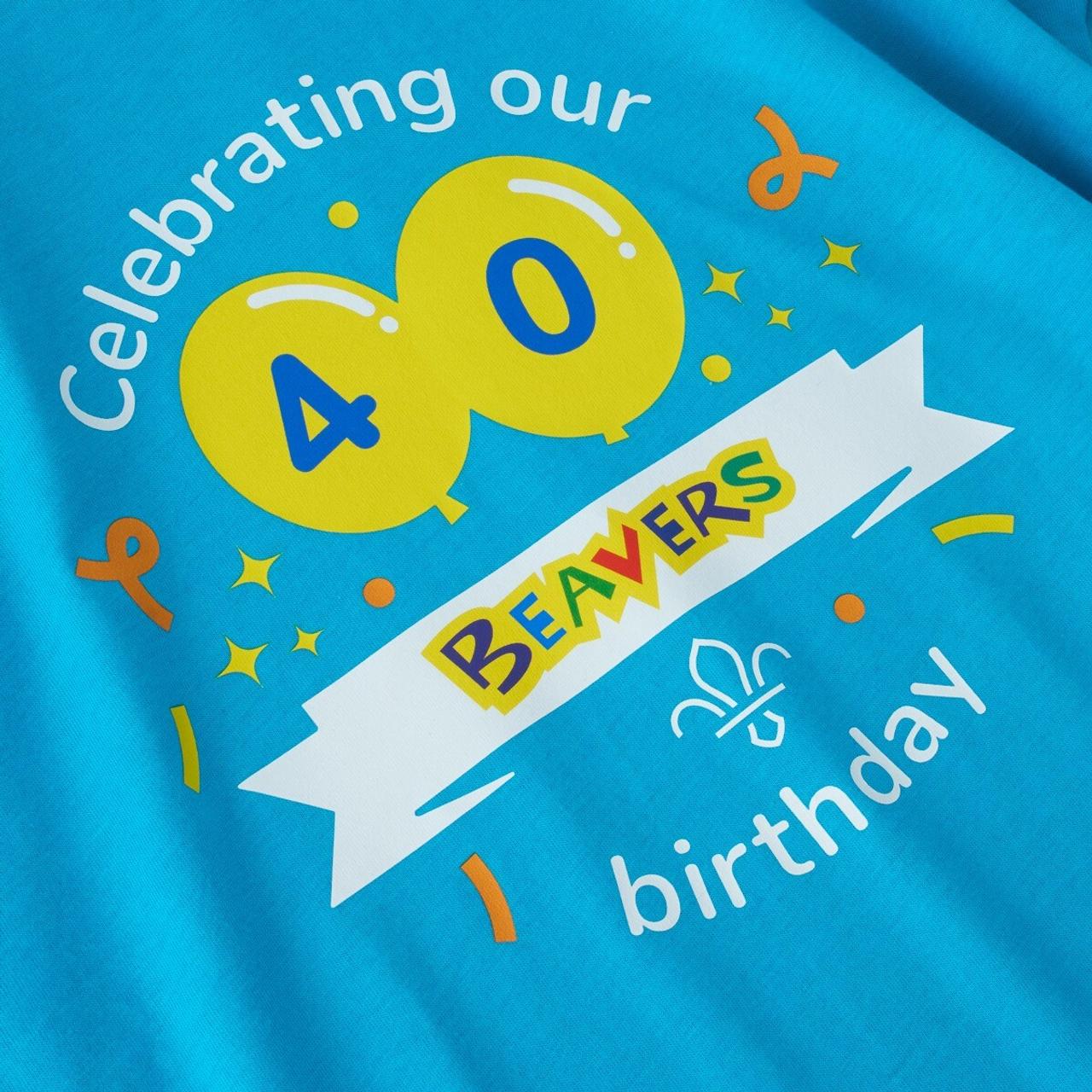 Beavers 40th Birthday Celebration Tshirt - Kids