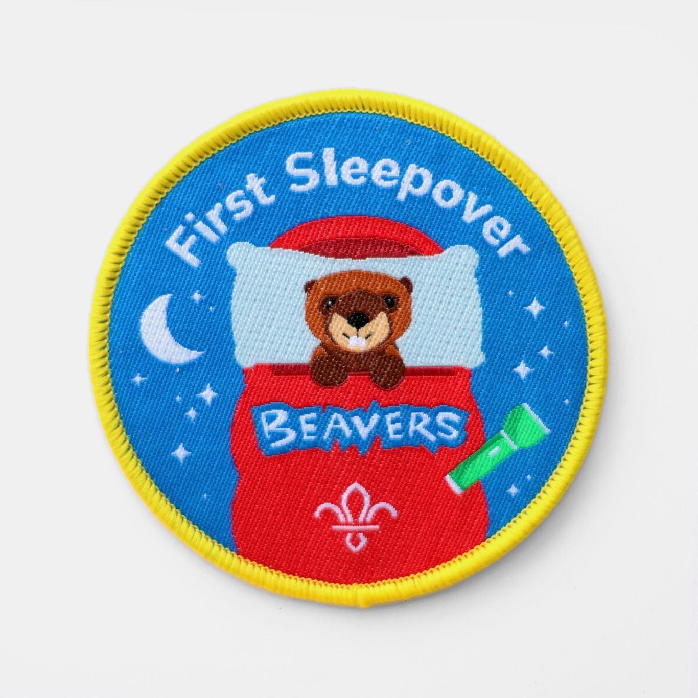 Beaver First Sleepover Badge | Beaver Scouts | Scouts Store