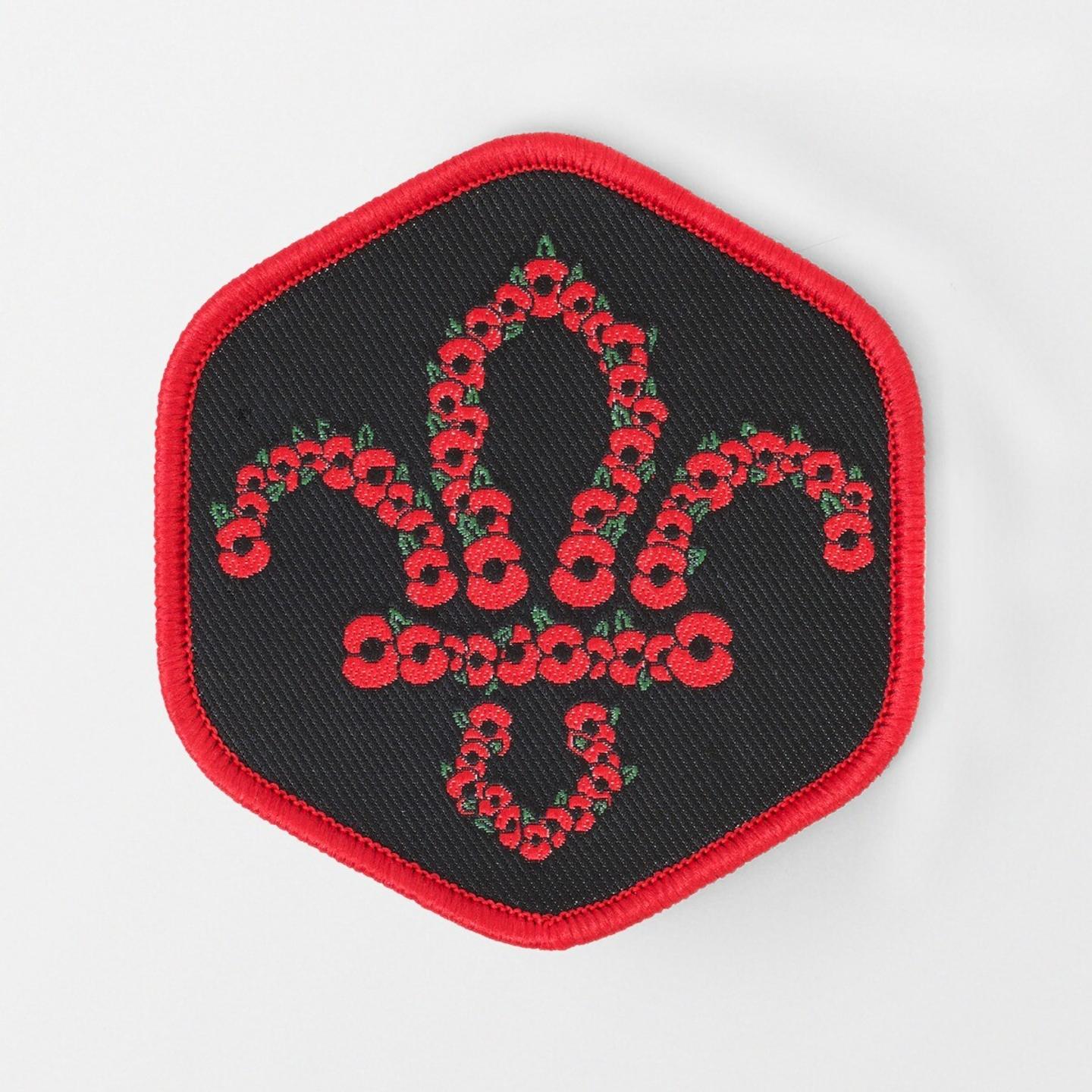 Poppy (RBL) & Scouts FDL Poppy Blanket Badge | Scout Store