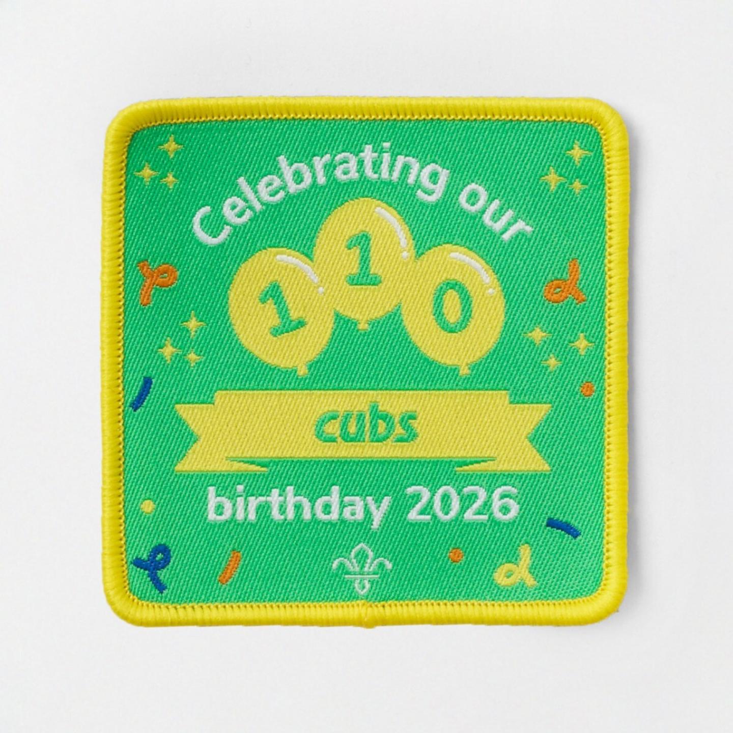 Cub Scouts 110th Birthday Celebration Badge | Cubs Badges | Scout Store