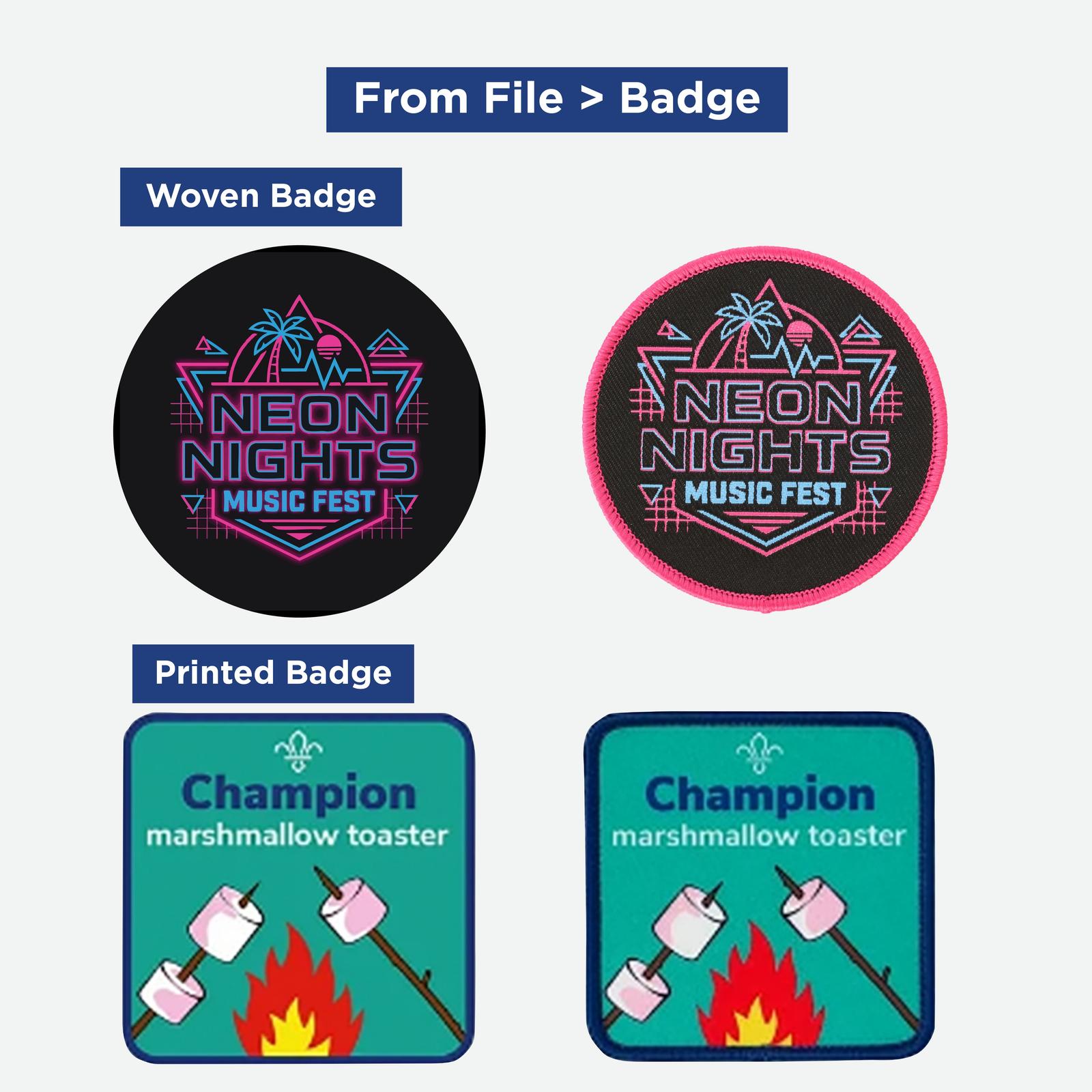 Create Your Own Custom Badges | Shapes, Sizes & Artwork Tips