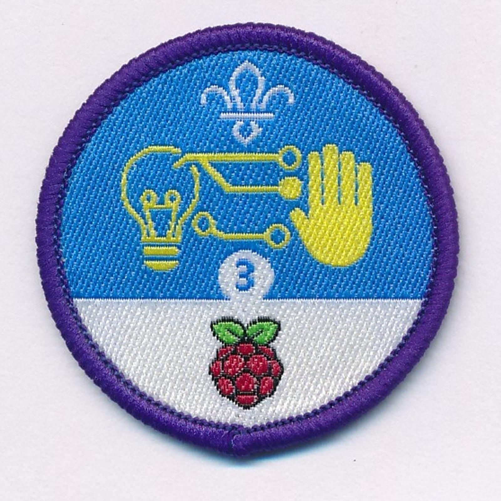 Digital Maker Stage 3 Badge (Raspberry Pi)