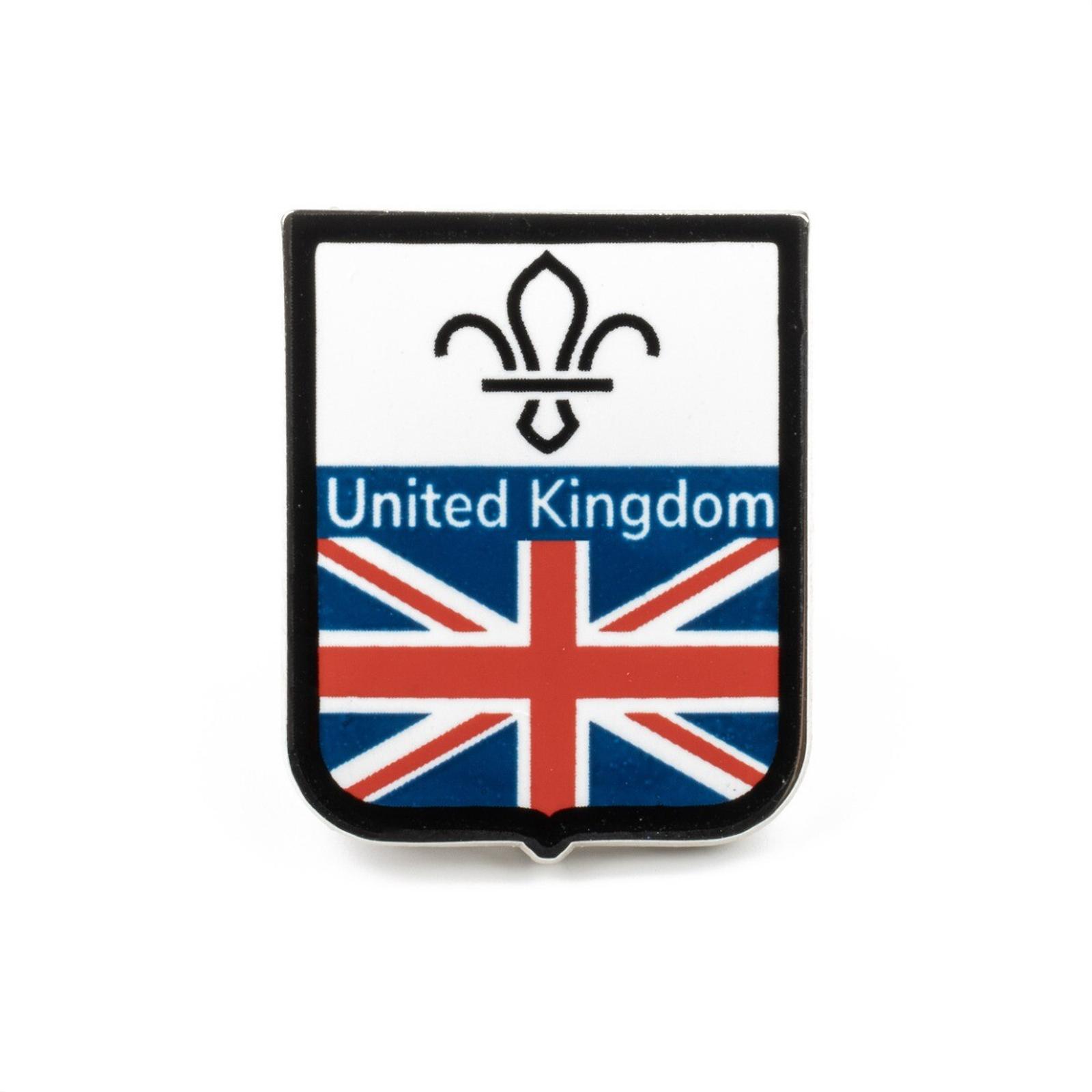 UK Fleur de Lis Scouts Pin Badge