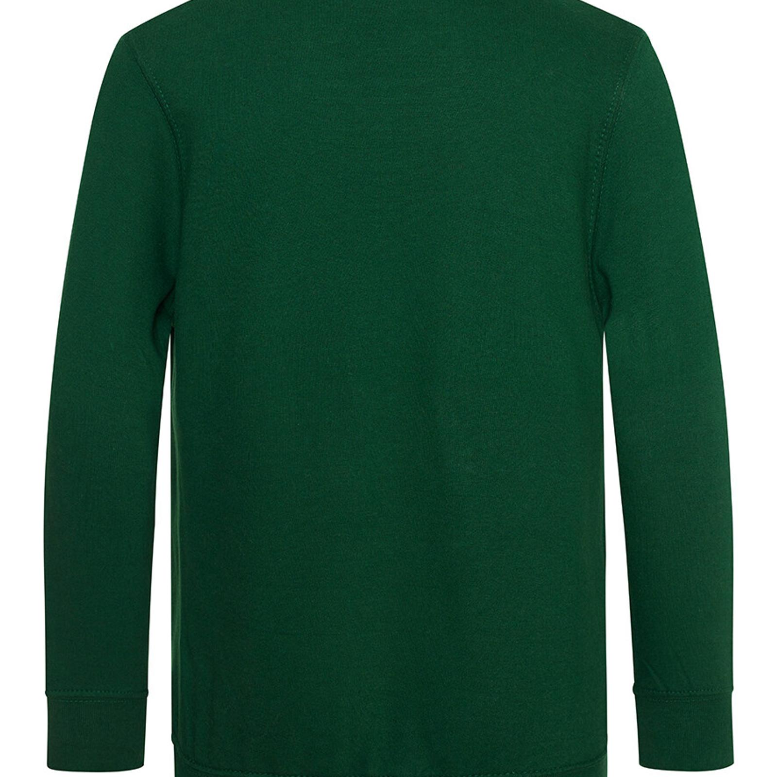 Green School Sweatshirt VNeck School Uniform MidSeason Sale