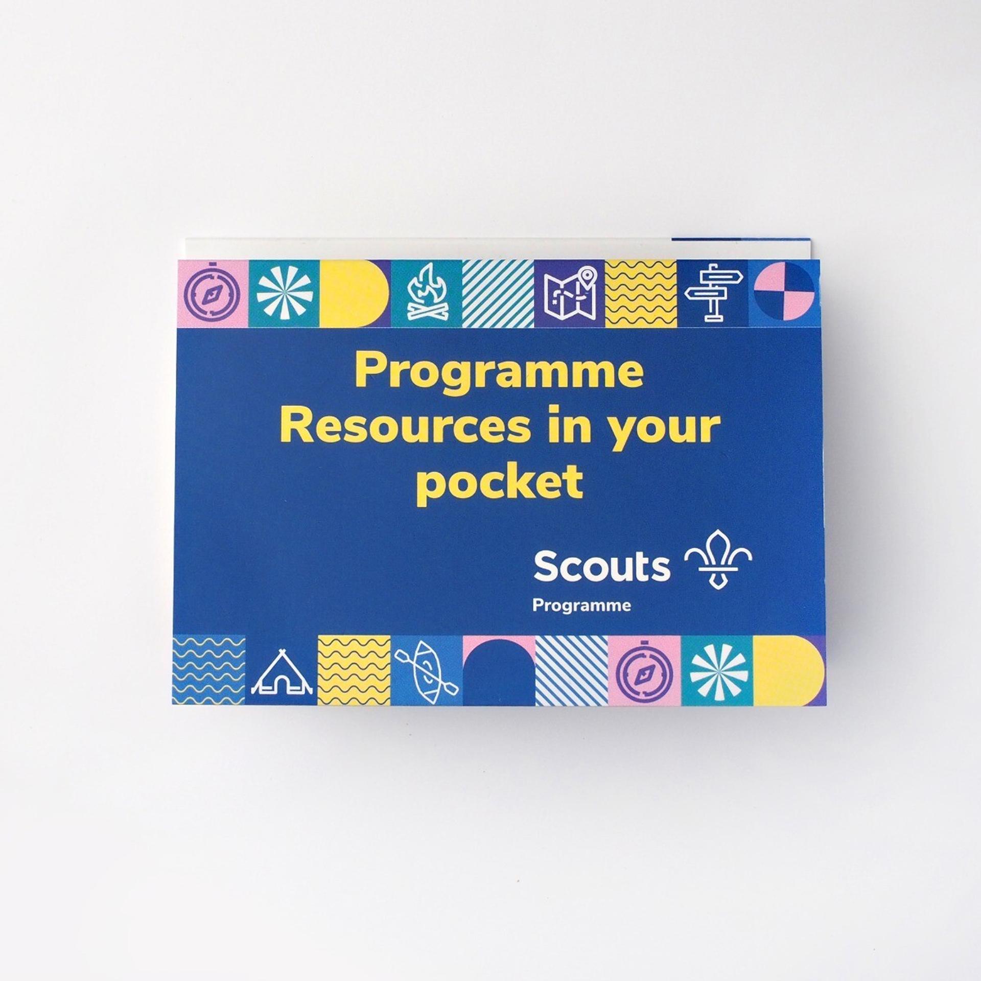 Scouts Programme Resources Card | Foldable | Scout Store