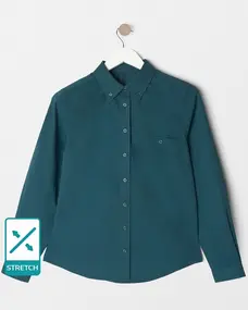 Scouts Long Sleeve Uniform Blouse with Stretch