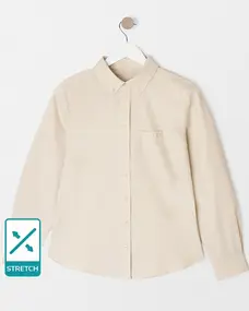 Adult/Network Long Sleeve Uniform Blouse with Stretch