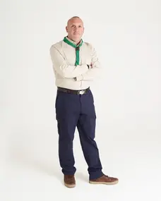 Adult/Network Long Sleeve Uniform Shirt with Stretch
