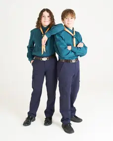 Scouts Long Sleeve Uniform Blouse with Stretch
