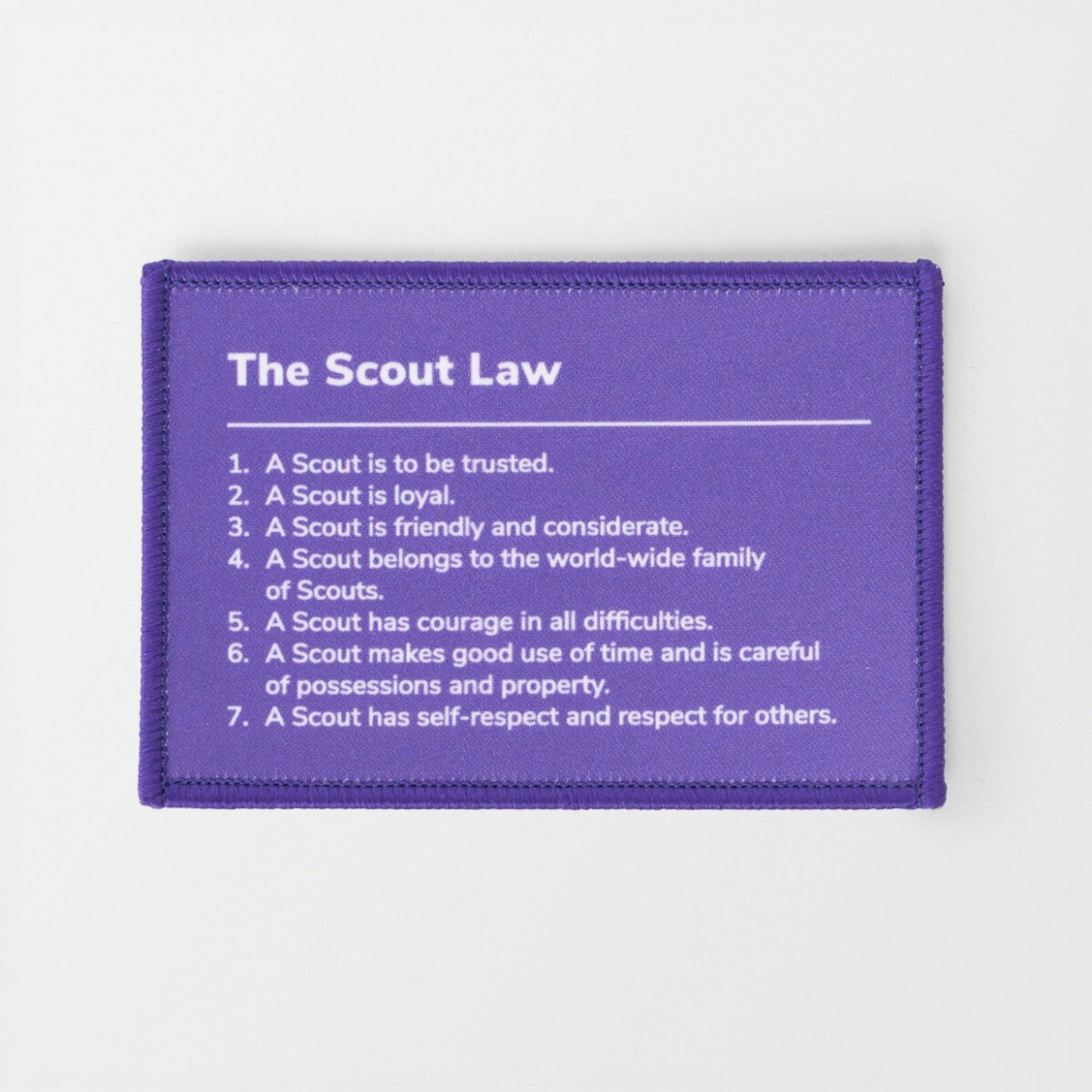 The Scout Law Printed Badge| Scouts Badges | Scout Store