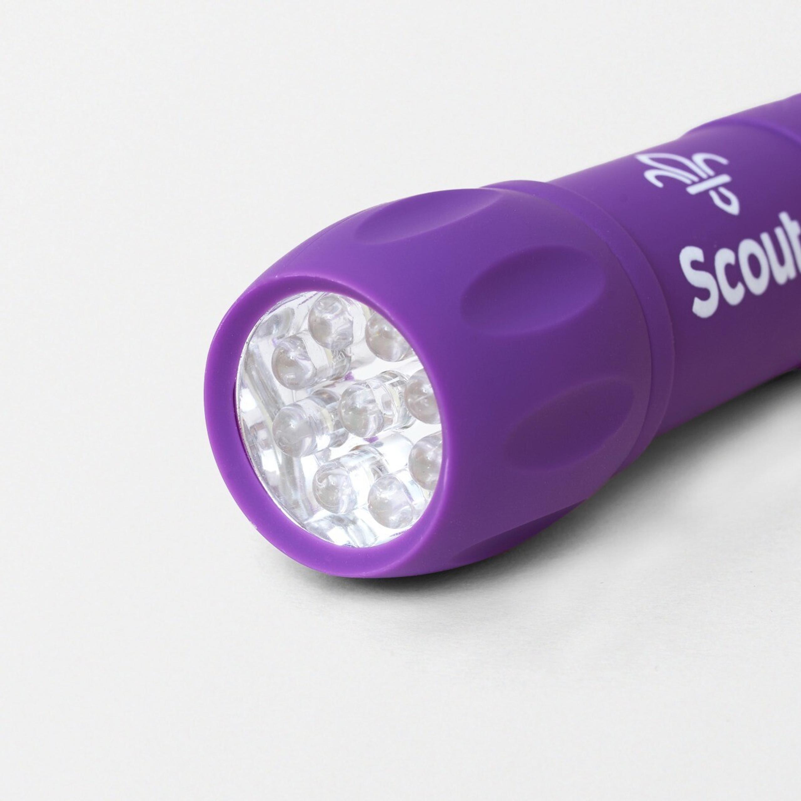 Scouts LED Torch with Rubber Grip Barrel