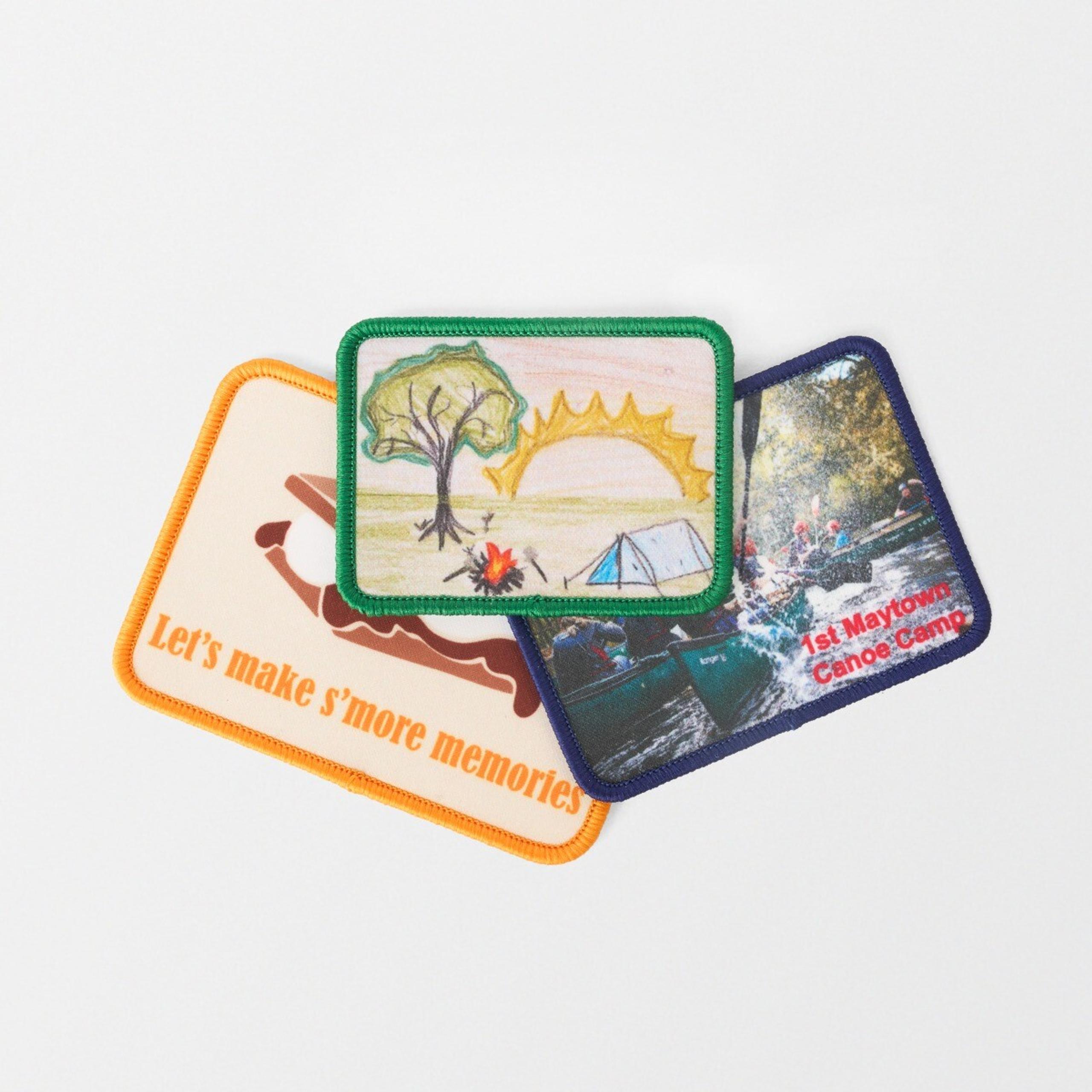 Personalised Custom Printed Badge - Rectangle | Scout Store