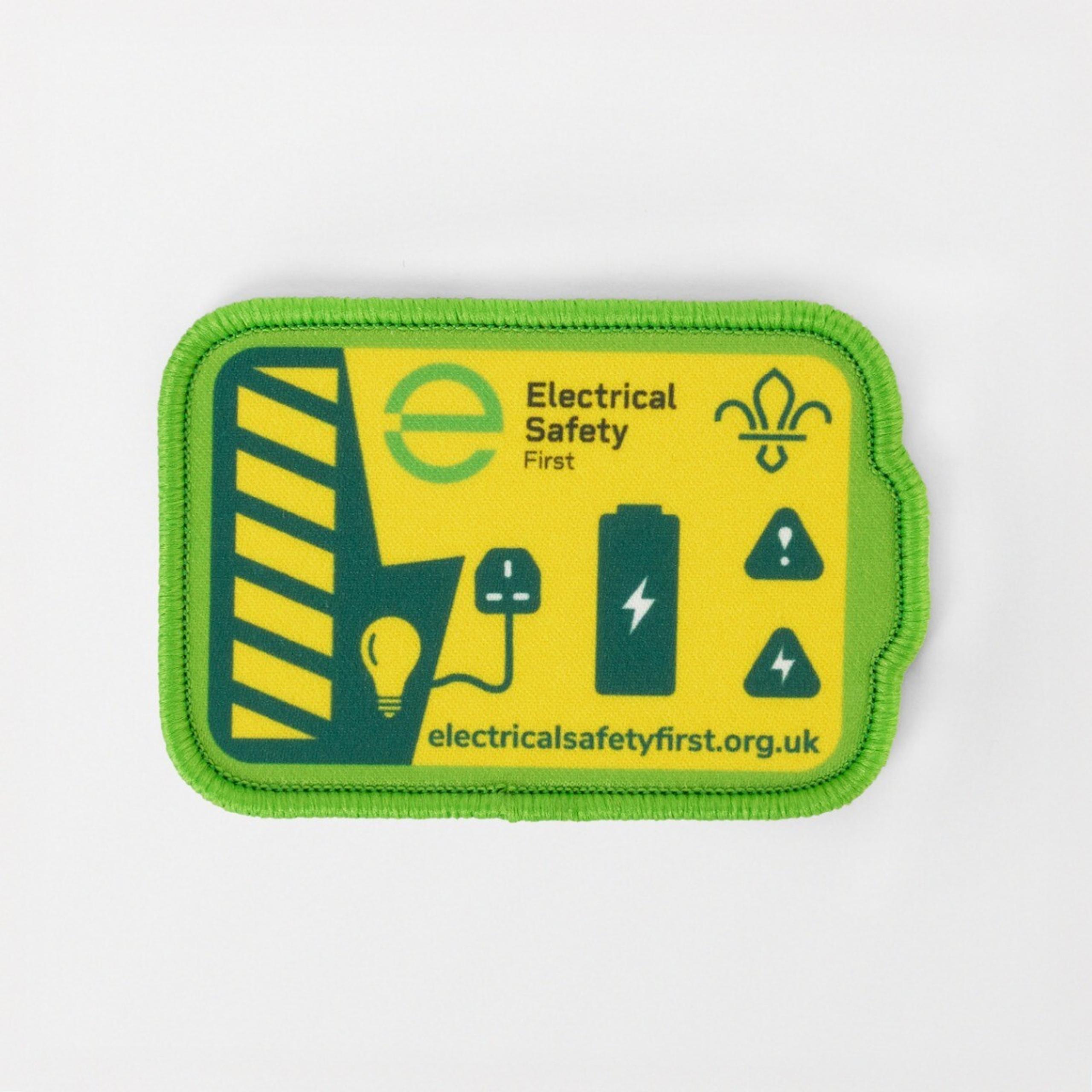 Scouts Electrical Safety Blanket Badge | Scouts Badges