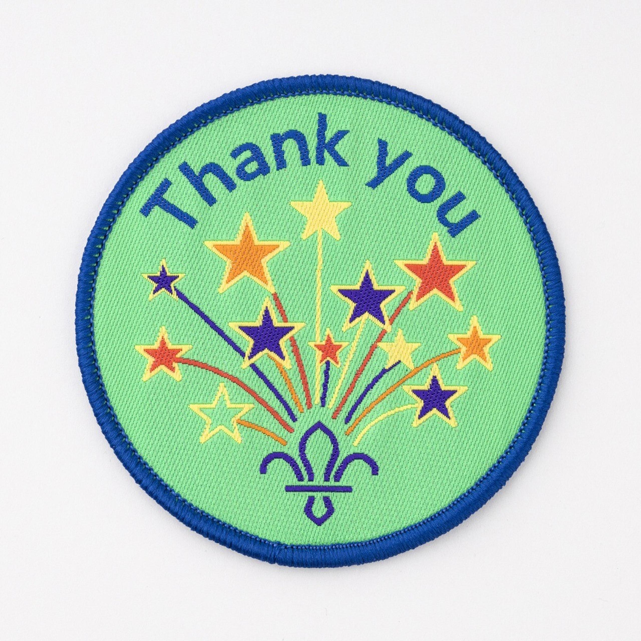 Scouts Thank you Badge Blanket Badge | Scouts Badges