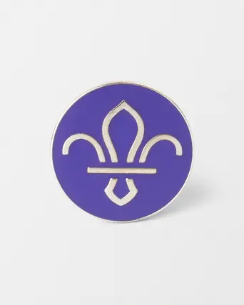 Fleur de Lis Scouts Pin Badge