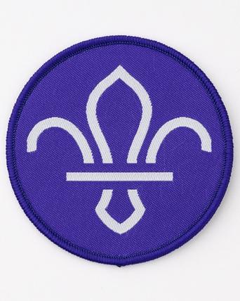 Fleur de Lis Scouts Woven Blanket Badge