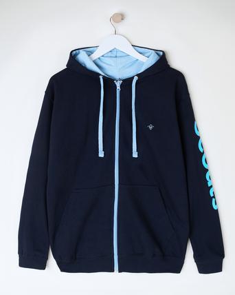 Scouts Fleur de Lis Bold Zip Through Hoodie