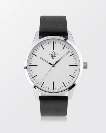 Scouts Fleur de Lis Leather Strap Watch