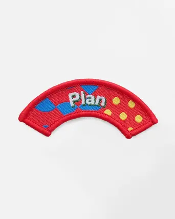 You Shape Squirrel Plan Badge