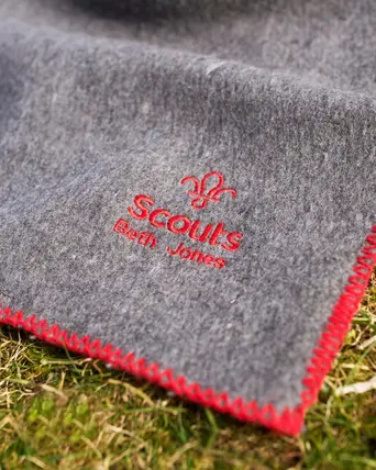 Personalised Badge / Camp Blanket