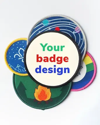 Personalised Custom Printed Badge - Circle