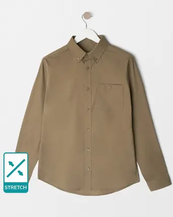 Explorers Long Sleeve Uniform Shirt with Stretch