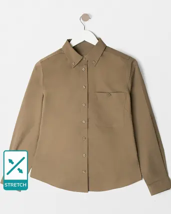 Explorers Long Sleeve Uniform Blouse with Stretch