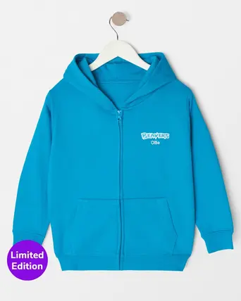 Personalised Beavers 40th Birthday Zip Hoodie - Kids